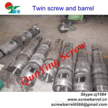 PVC Twin Screw barel untuk memproduksi pipa Pvc